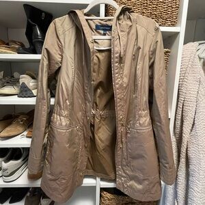 Cole Haan Taupe Rain Coat
